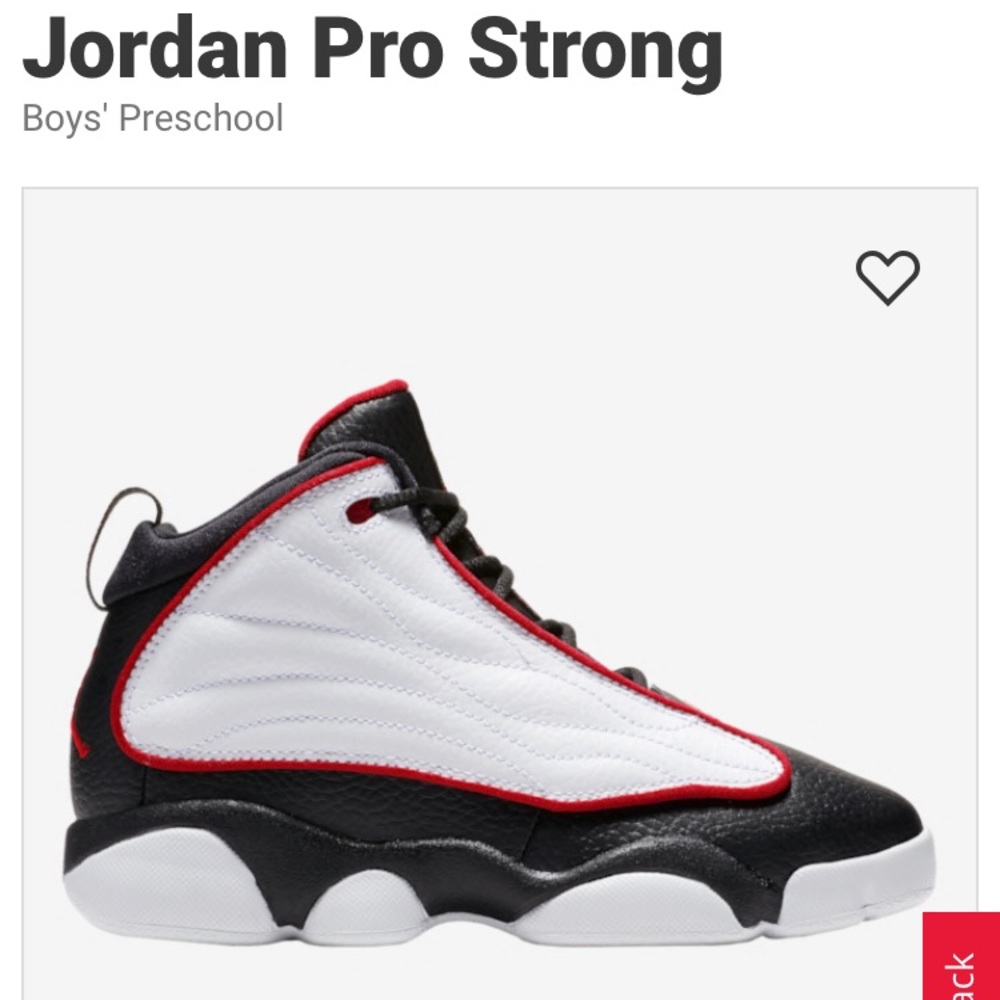 Size 11 Preschool Jordan Pro Strong Shoes LIKE NEW